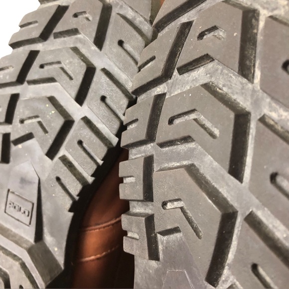 Polo Ralph Lauren Ranger Combat Boots Lace Up Brown Leather Boots Men’s Size 8 - Picture 13 of 15